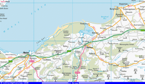 Findhorn Map
